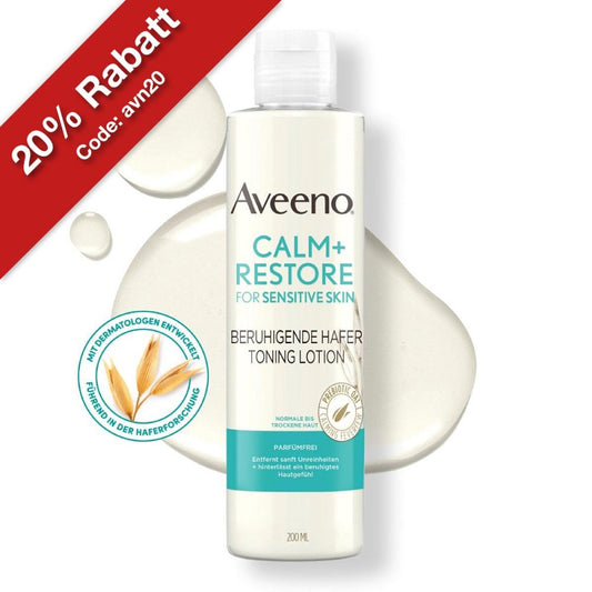 Aveeno Calm+ Restore Beruhigende Hafer Toning Lotion