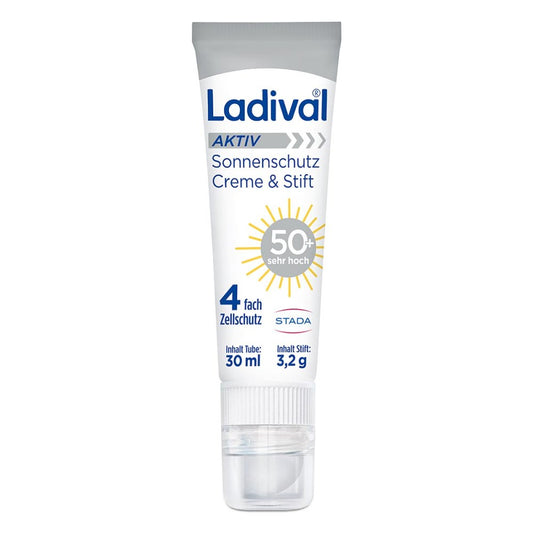 Ladival Aktiv Sonnenschutz Creme & Stift LSF 50+