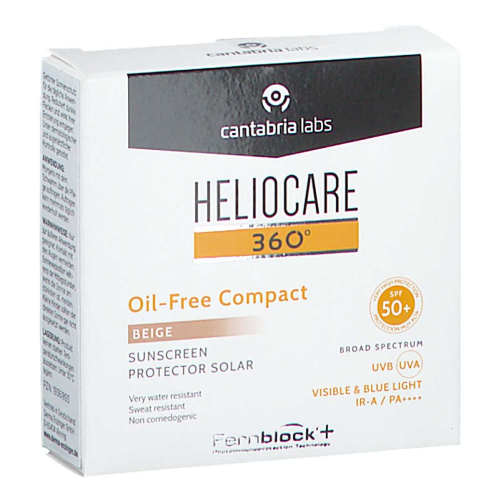 Heliocare 360Â° Compact Oil-free Beige SPF 50+