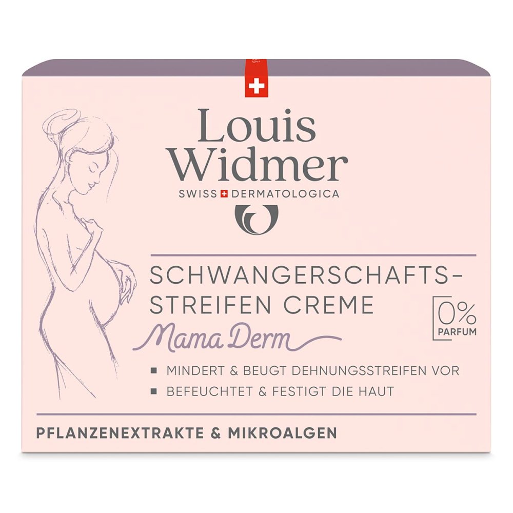 Widmer Body MamaDerm Schwangerschaftsstreifen Creme ohne Parfum