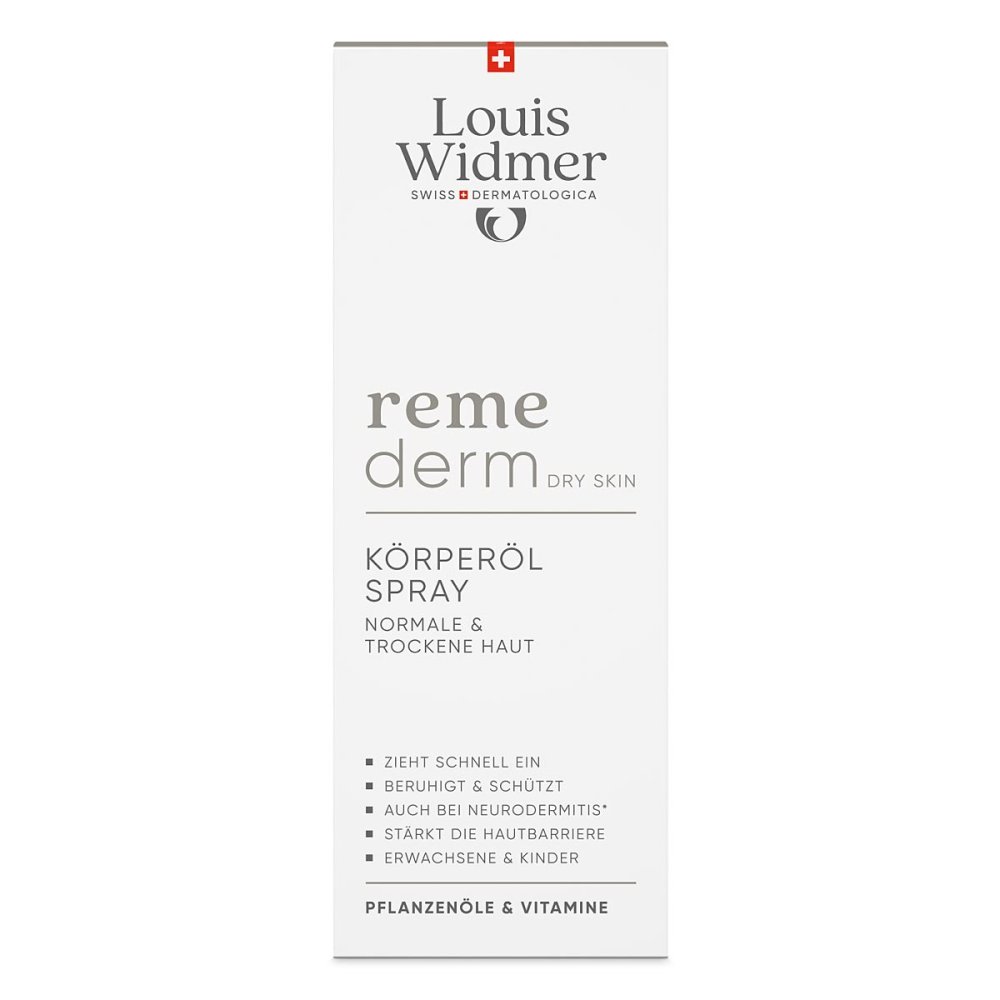 Louis Widmer remederm KÃ¶rperÃ¶l Spray unparfÃ¼miert