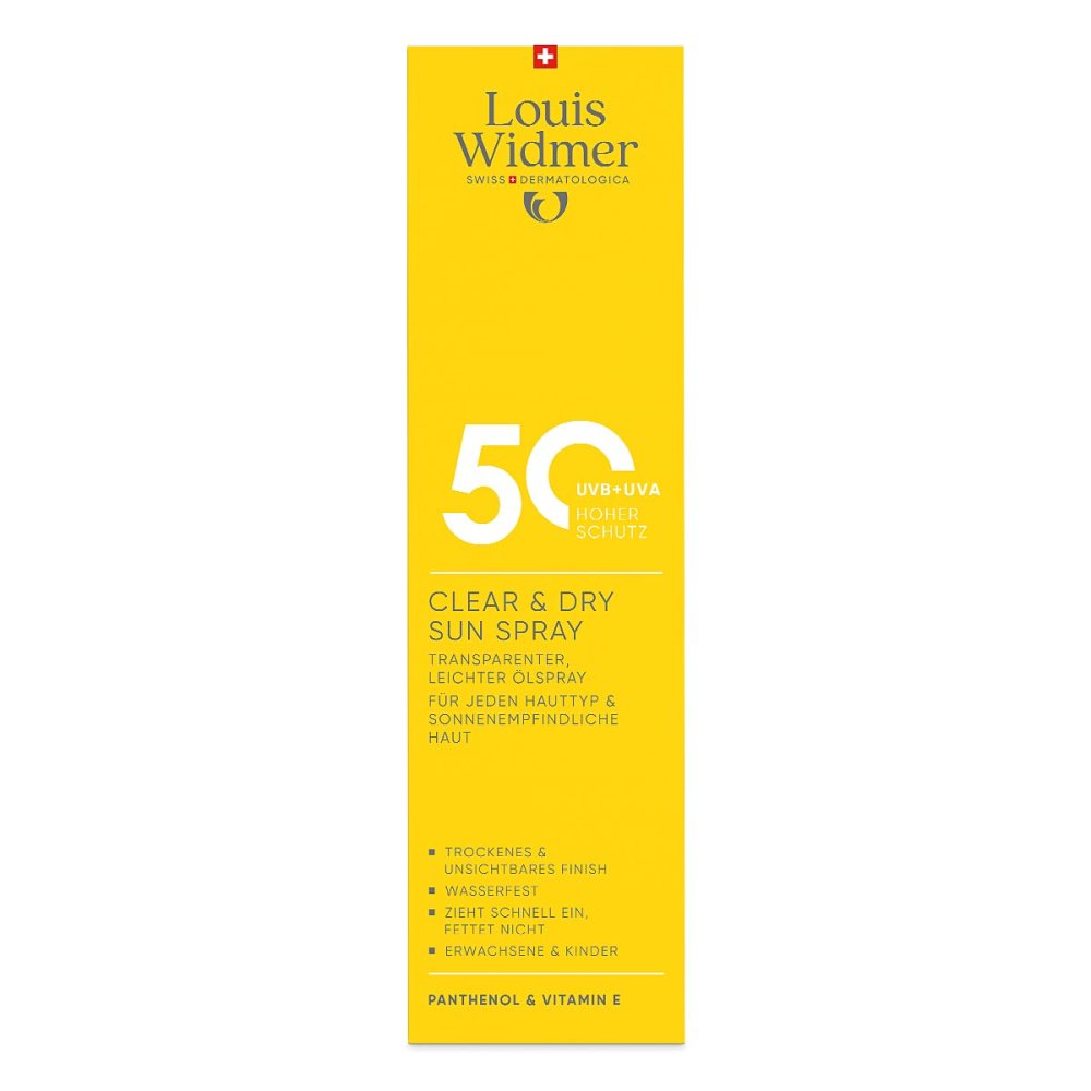 Louis Widmer Clear & Dry Sun Spray 50