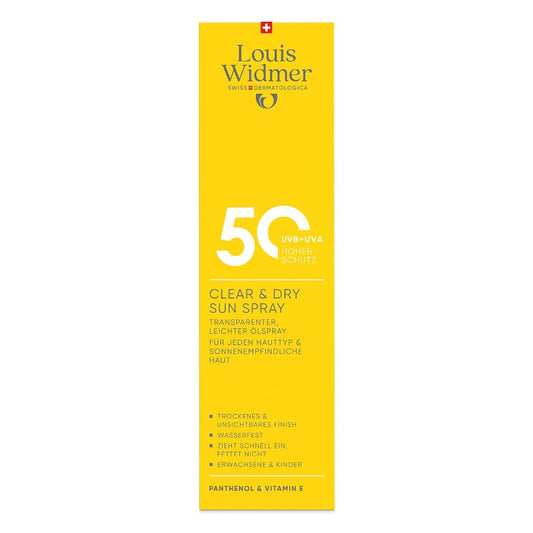 Louis Widmer Clear & Dry Sun Spray 50