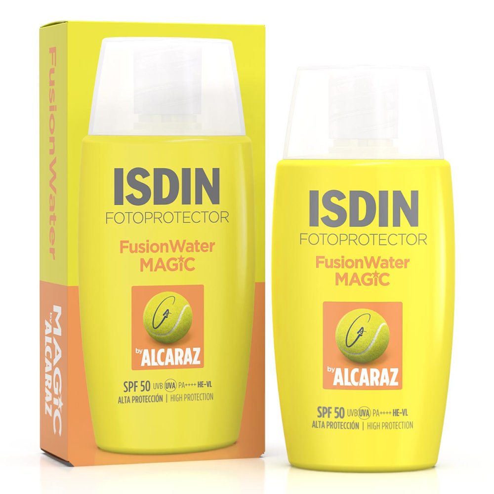 ISDIN FusionWater MAGIC Alcaraz Sonnencreme Gesicht LSF 50