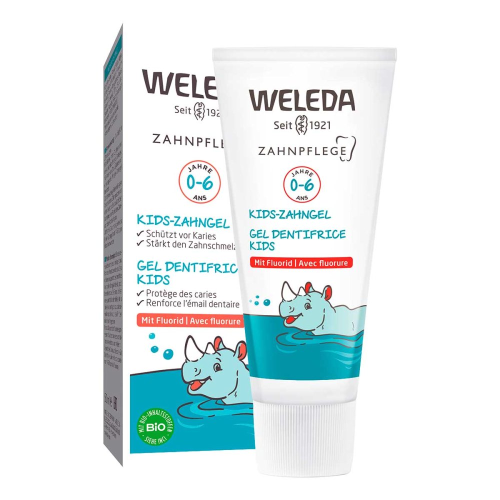 Weleda Kids-Zahngel mit Fluorid, Kinder 0-6 Jahre