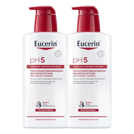 Eucerin pH5 Waschlotion mit Pumpe empfindliche Haut Doppelpack