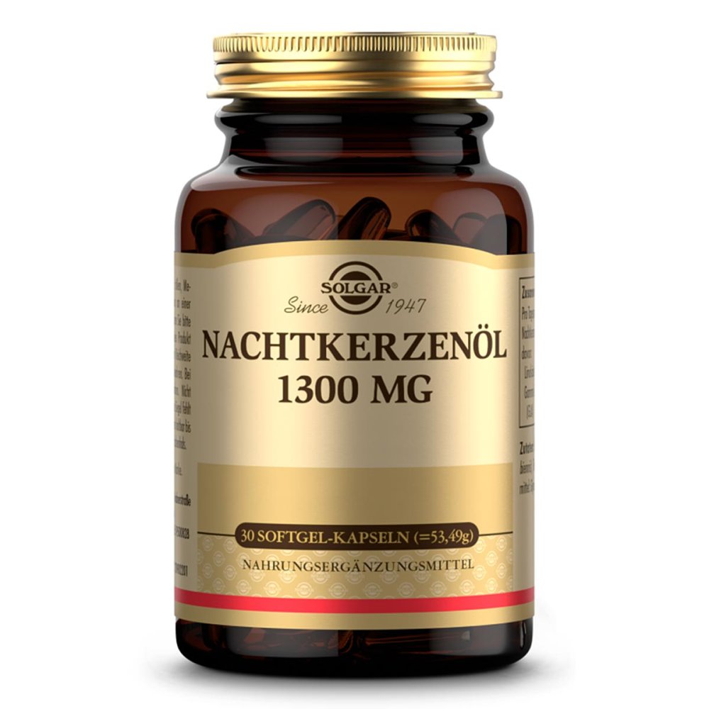 Solgar NachtkerzenÃ¶l 1300 mg Softgel-Kapseln