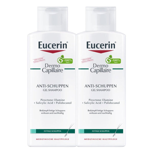 Eucerin Dermocapillaire Anti-Schuppen Gel Shampoo Doppelpack