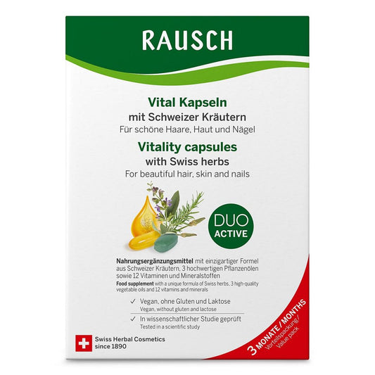 Rausch Vital Kapseln M.schweizer KrÃ¤uter 3 Monate
