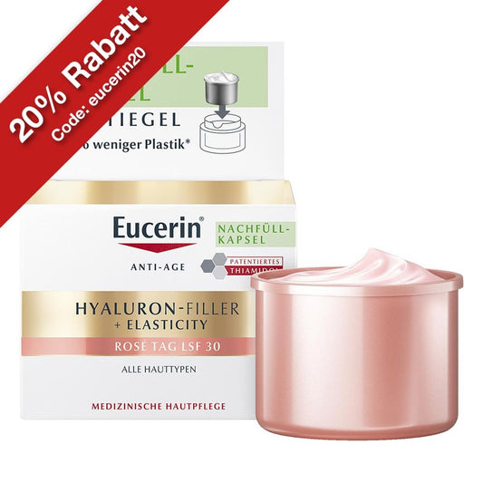 Eucerin Hyaluron-Filler + Elasticity RosÃ© Tag LSF 30 Refill