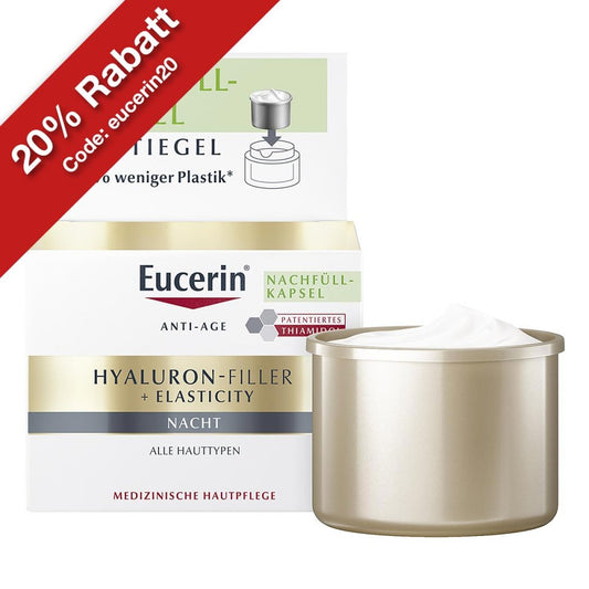 Eucerin Anti-Age HYALURON-FILLER +ELASTICITY Nachtcreme Refill