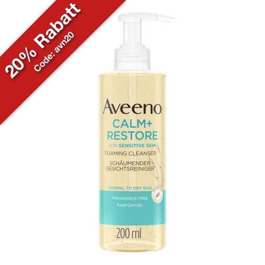 Aveeno Calm+ Restore SchÃ¤umender Gesichtsreiniger
