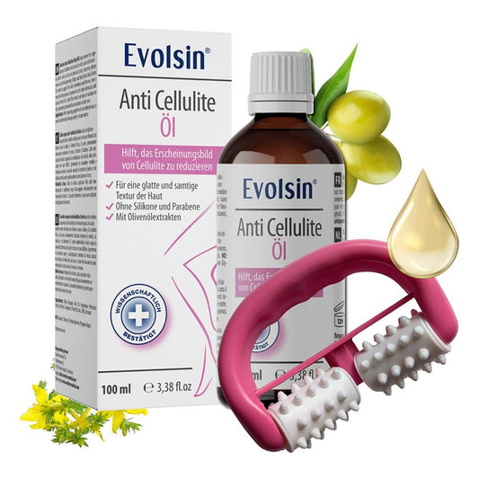 Evolsin Anti Cellulite Ãl mit Massageroller