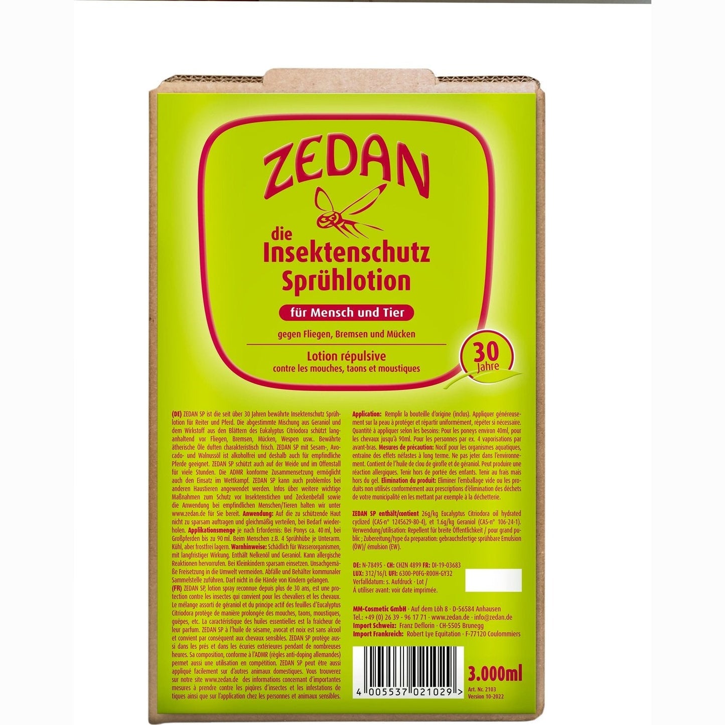 Zedan SP die Insektenschutz Sprühlotion