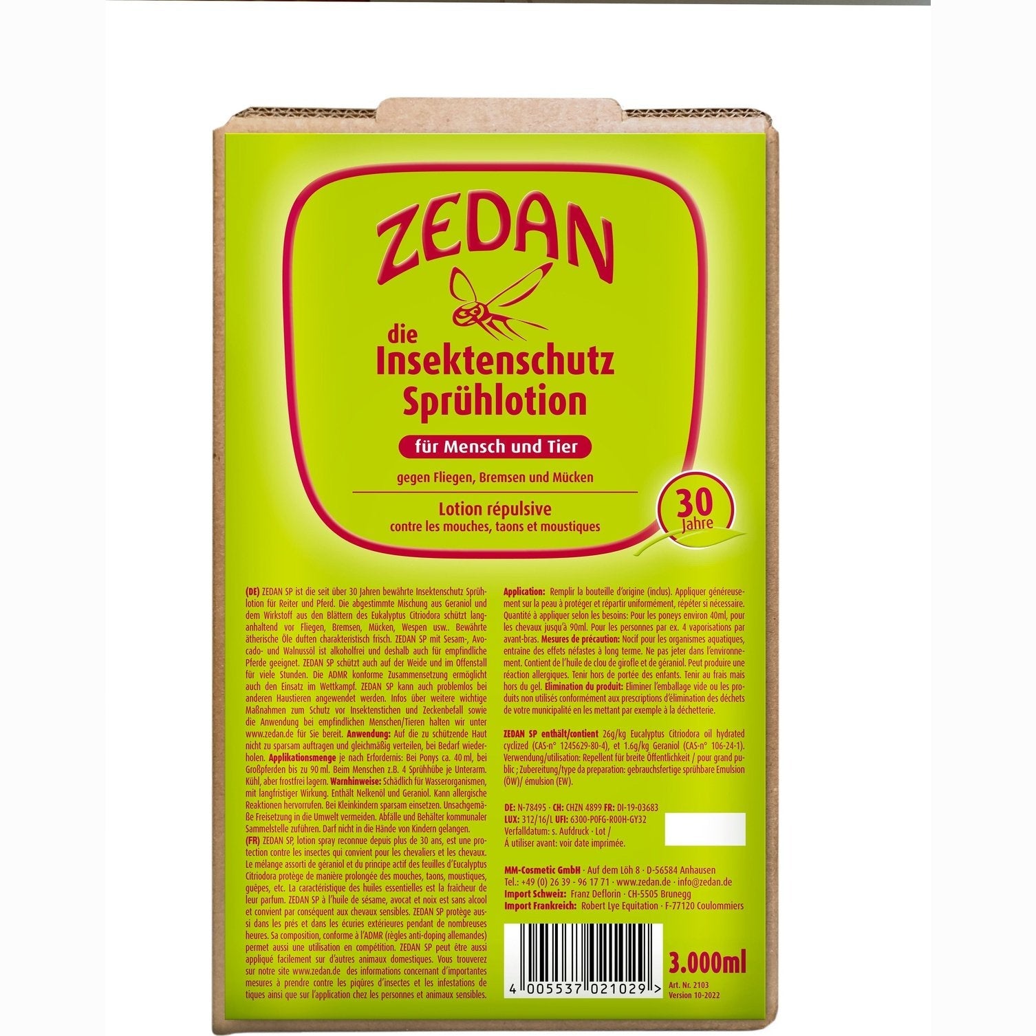 Zedan SP die Insektenschutz Sprühlotion