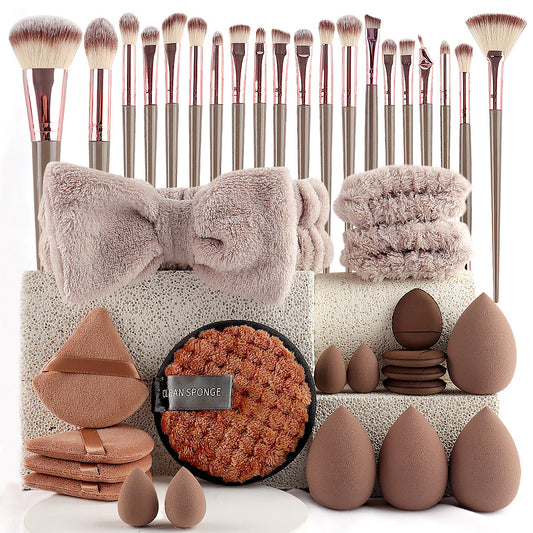 40PCS Professional Beauty Tools Set - Complete Face Wash & Makeup Kit Full Set(Ideal Gift For Women & Friends)​