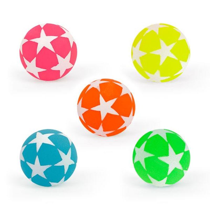 Flummi Neon Star glow in the dark