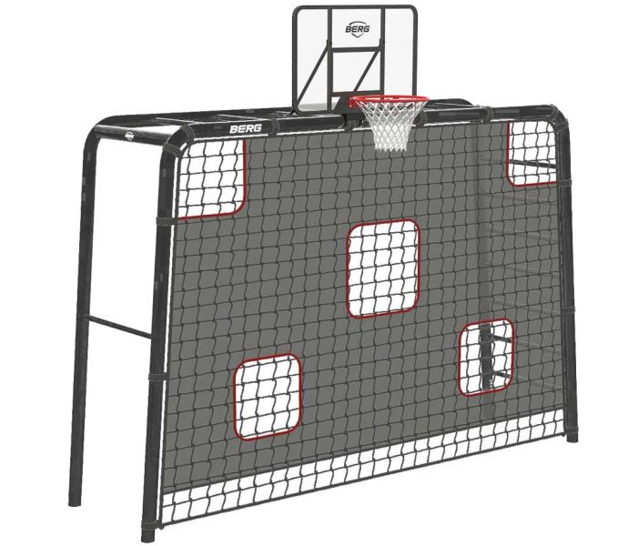 BERG PlayBase Large TL Black inkl. Basketballkorb und Torwand