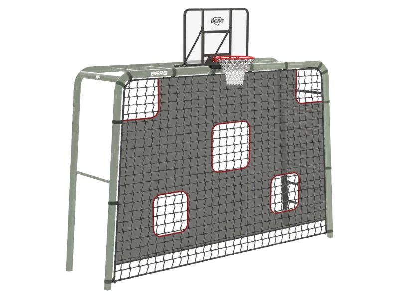 BERG PlayBase Large TL Grün inkl. Basketballkorb und Torwand