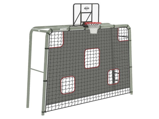BERG PlayBase Large TL Grün inkl. Basketballkorb und Torwand