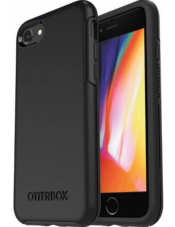 OtterBox Symmetry Series Hülle für Apple iPhone SE (3. und 2. Gen) und iPhone 8/7/6/6s Schwarz