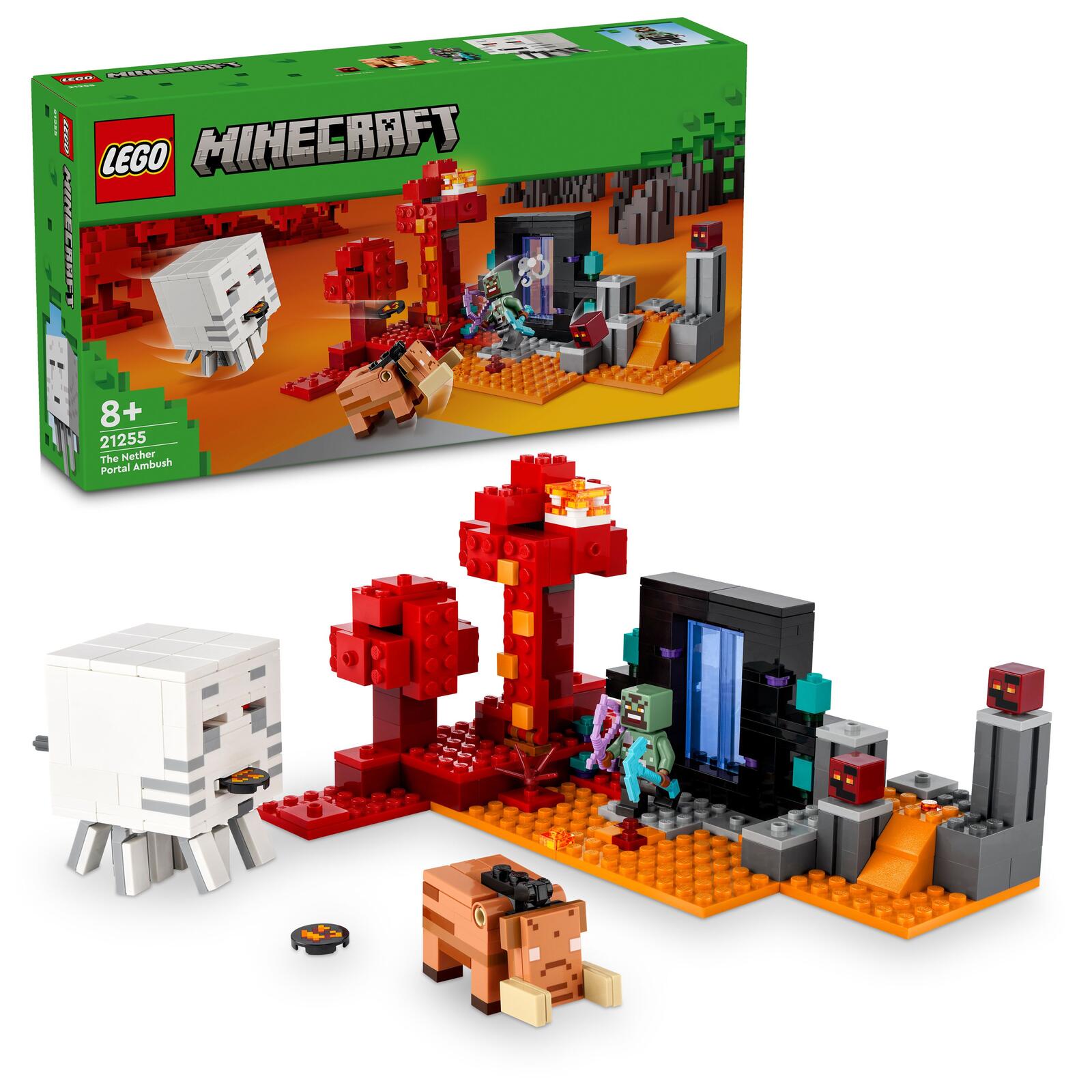 LEGO® Minecraft 21255 Hinterhalt am Netherportal
