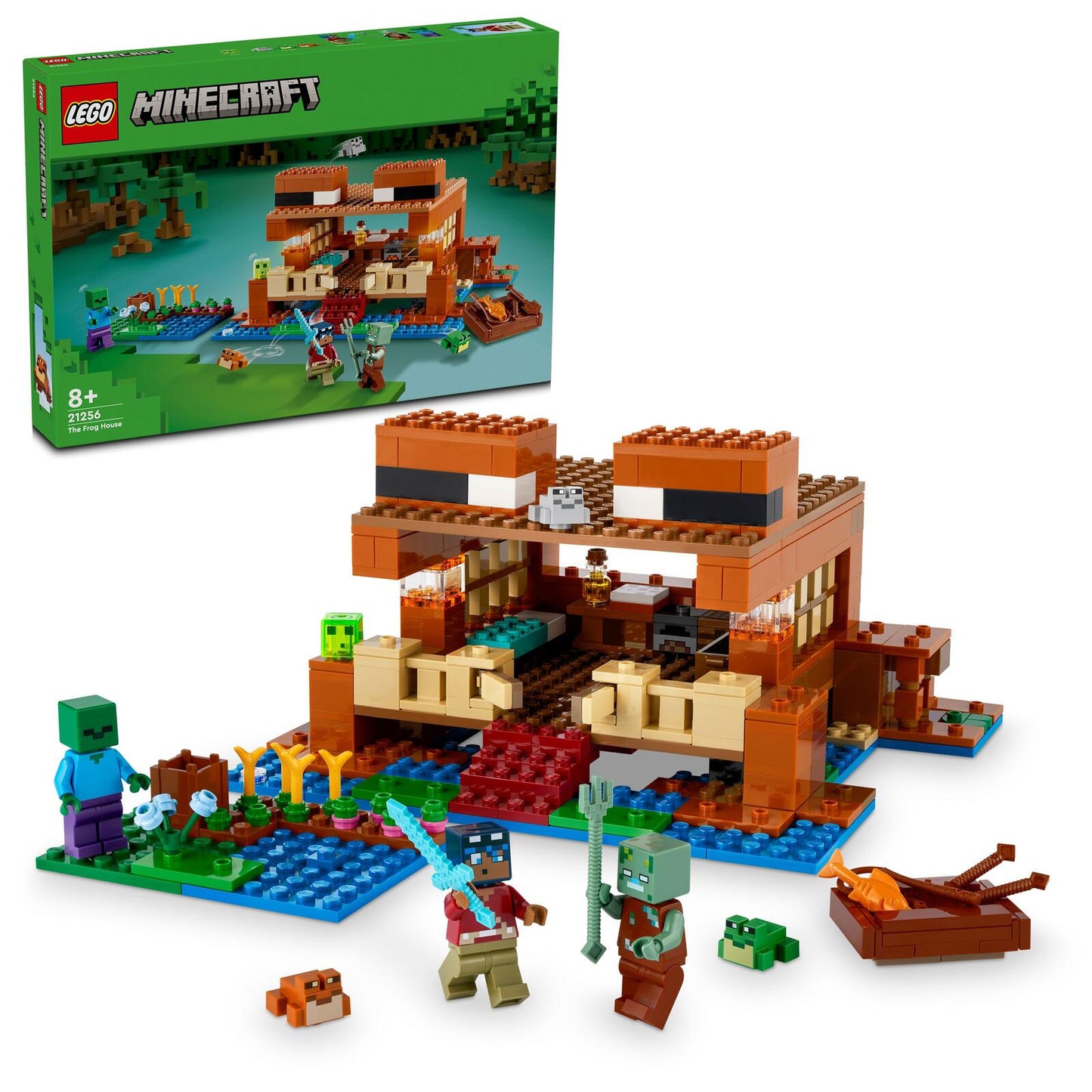 LEGO® Minecraft 21256 Das Froschhaus