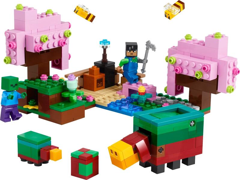 LEGO® Minecraft 21260 Der Kirschblütengarten