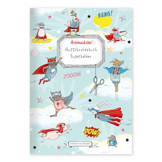 Ausschneidebuch Superhelden
