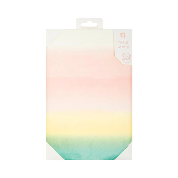 Papiertischdecke Pastell