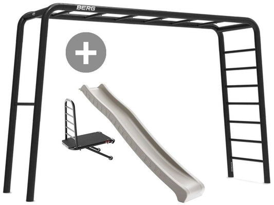 BERG PlayBase Large TL Black inkl. Rutsche