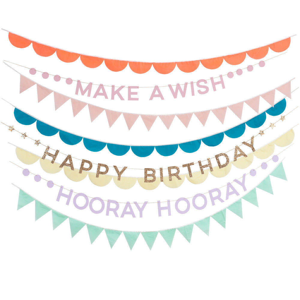 Rainbow Happy Birthday Girlande