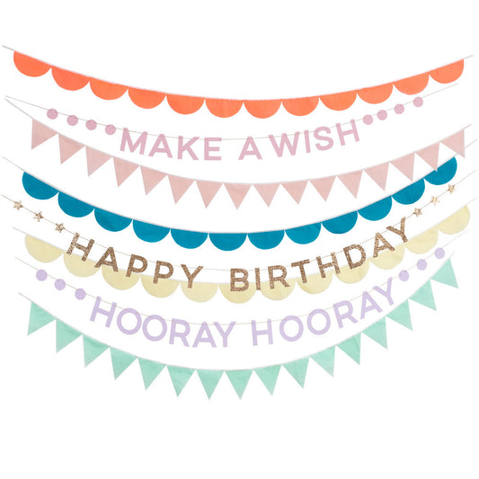 Rainbow Happy Birthday Girlande