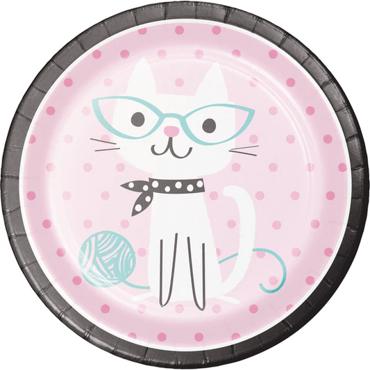 Purrfect Party Pappteller
