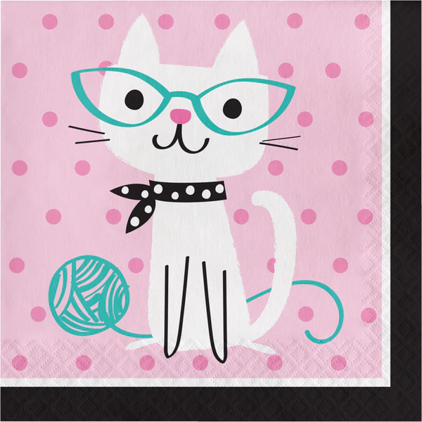 Purrfect Party Servietten