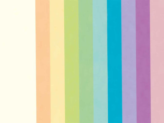 URSUS Tonpapier »Pastell«, 130 g/m², DIN A4, 100 Batt, sortiert