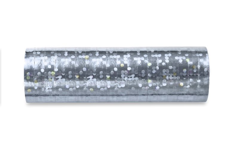 Luftschlange silber 1 Rolle