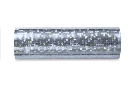 Luftschlange silber 1 Rolle