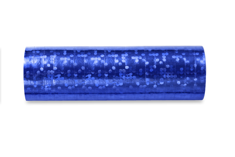 Luftschlange dunkelblau 1 Rolle