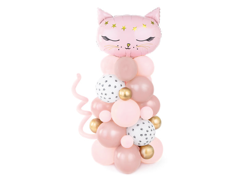 Ballon Bouquet rosa Katze