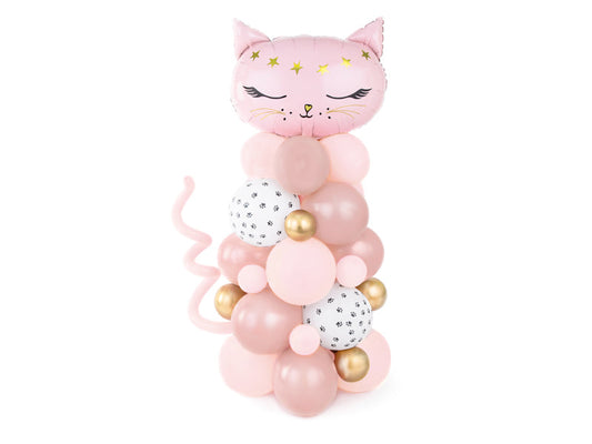 Ballon Bouquet rosa Katze