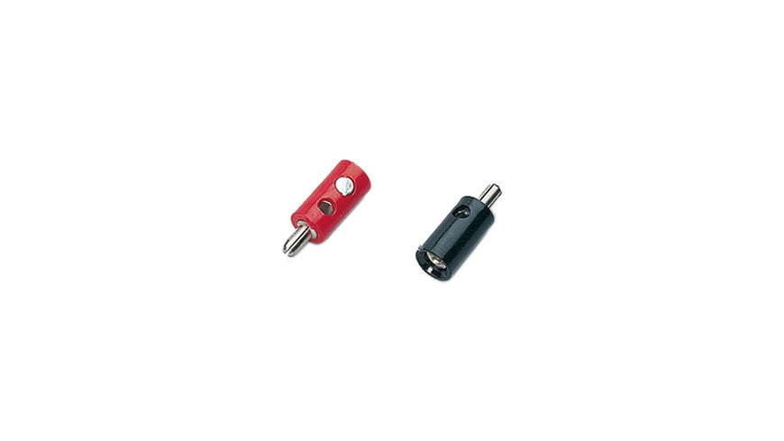 Miniaturstecker, Schwarz, 2,5 mm