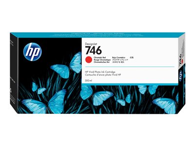 HP 746 300-ml Chromatic Red Ink Cartridg