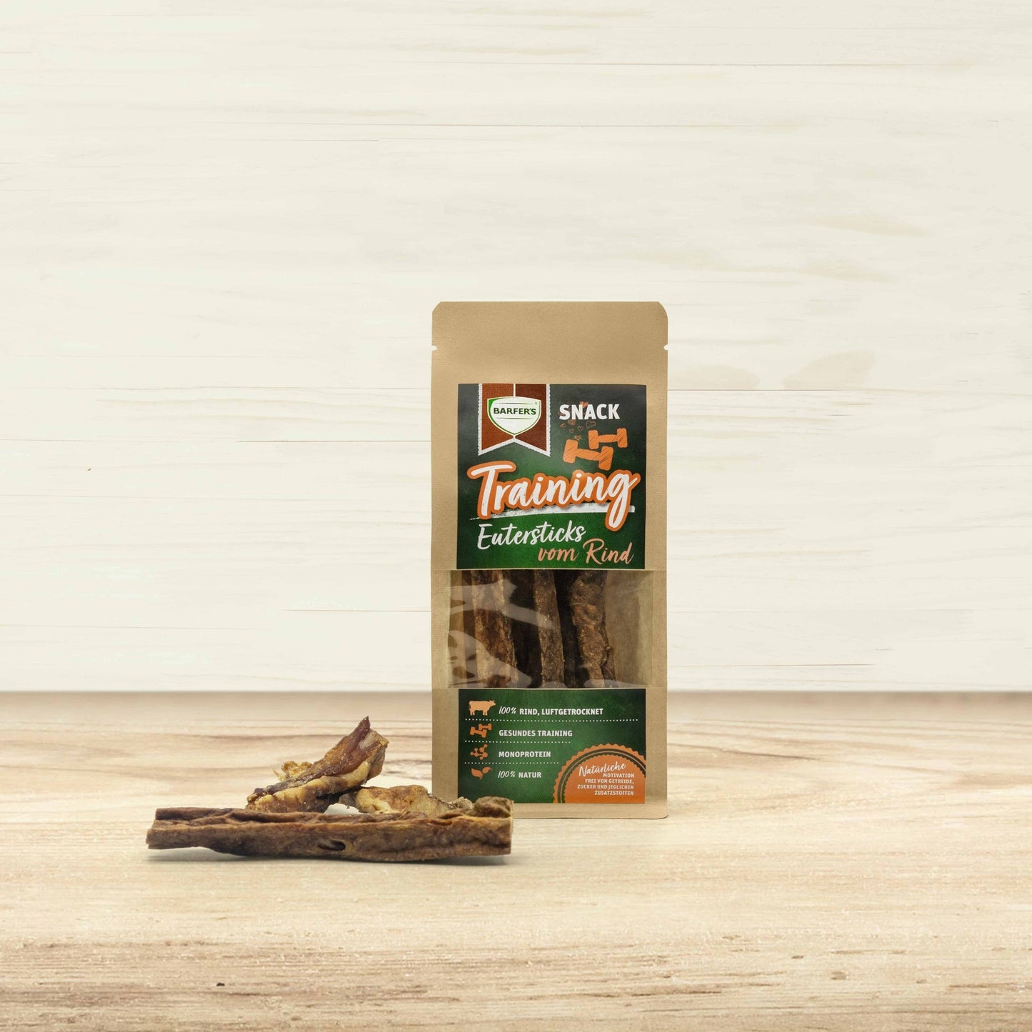 BARFER'S SNACK  - Eutersticks vom Rind