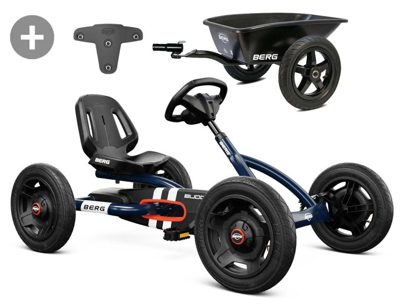 BERG Buddy Classic Blue mit Anhänger und Soundbox