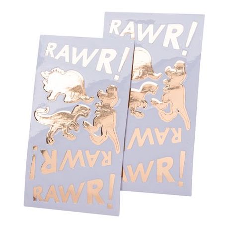 Dino Sticker gold