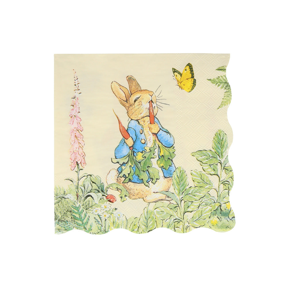 Peter Rabbit In The Garden Servietten groß