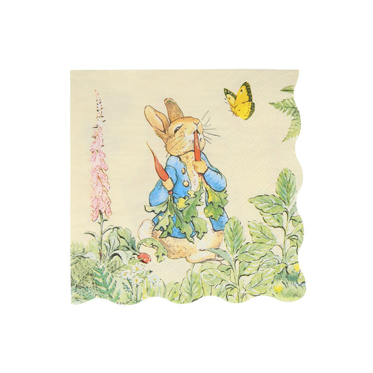 Peter Rabbit In The Garden Servietten groß