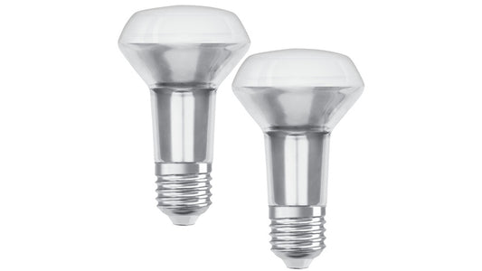 OSRAM 2er-Pack 4,8-W-R63-LED-Reflektorlampen E27, warmweiß, 36°