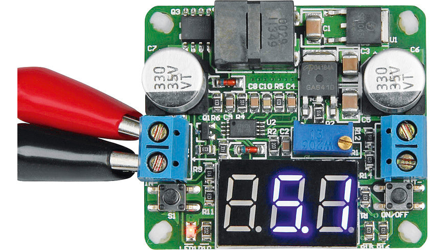 Joy-IT Buck-/Boost-Spannungswandlermodul mit stufenloser Ausgangsspannungswahl